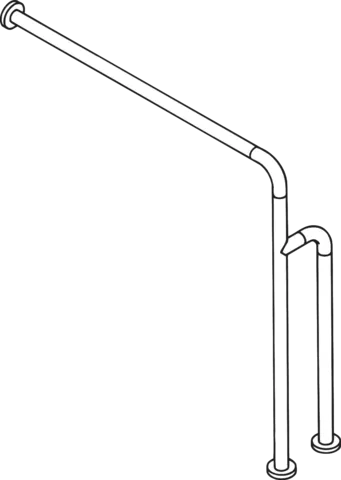 HEWI Boden-Wandstützgriff „Serie 801“ HEWI Boden-Wandstützgriff „Serie 801“