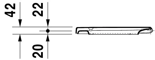 Duravit WC-Sitz „Starck 2“ 37 × 43,6 × 3,8 cm Duravit WC-Sitz „Starck 2“ 37 × 43,6 × 3,8 cm