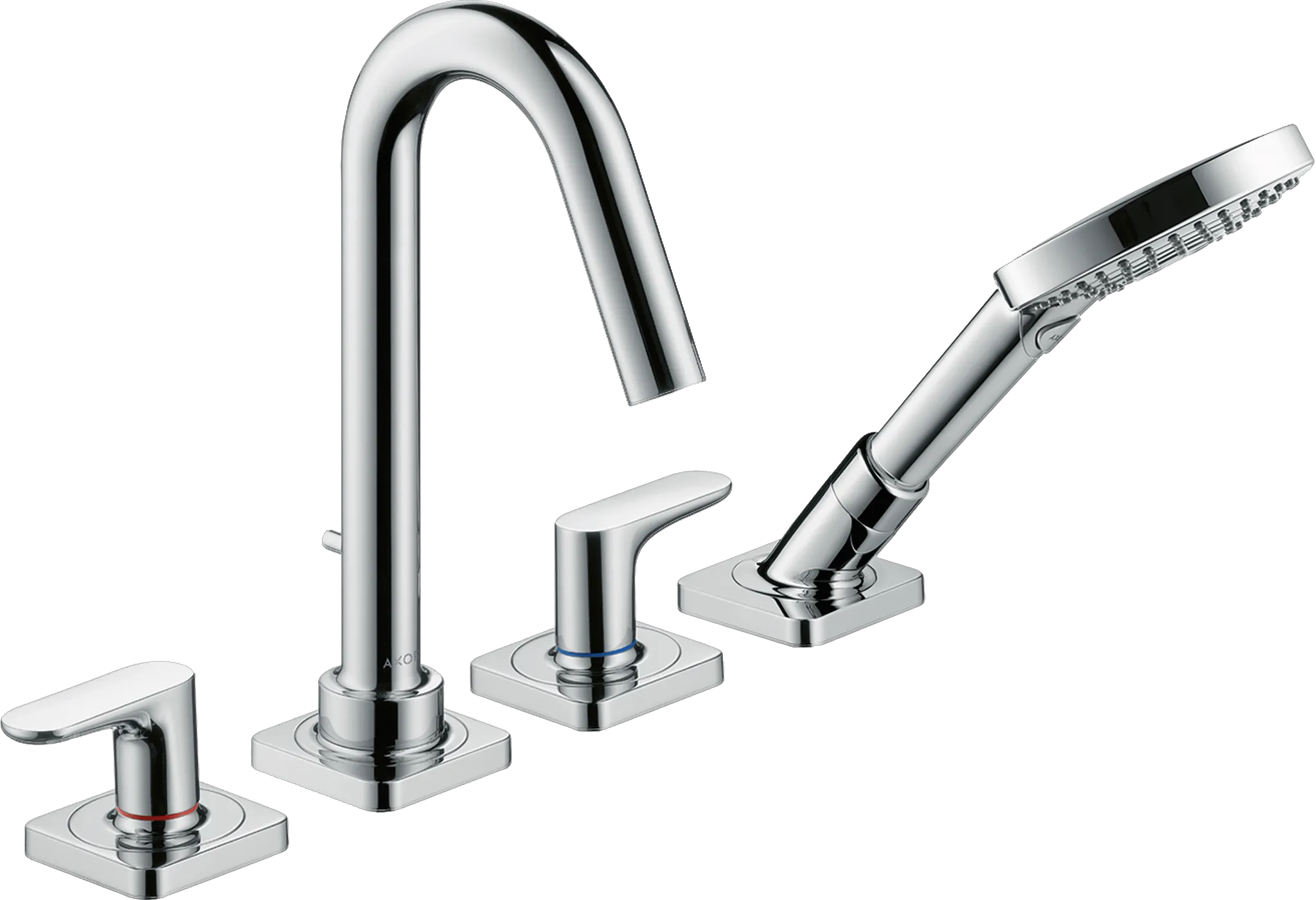 Hansgrohe AXOR Citterio M Mischer 4-Loch Wannenrandarmatur Chrom Hansgrohe AXOR Citterio M Mischer 4-Loch Wannenrandarmatur Chrom