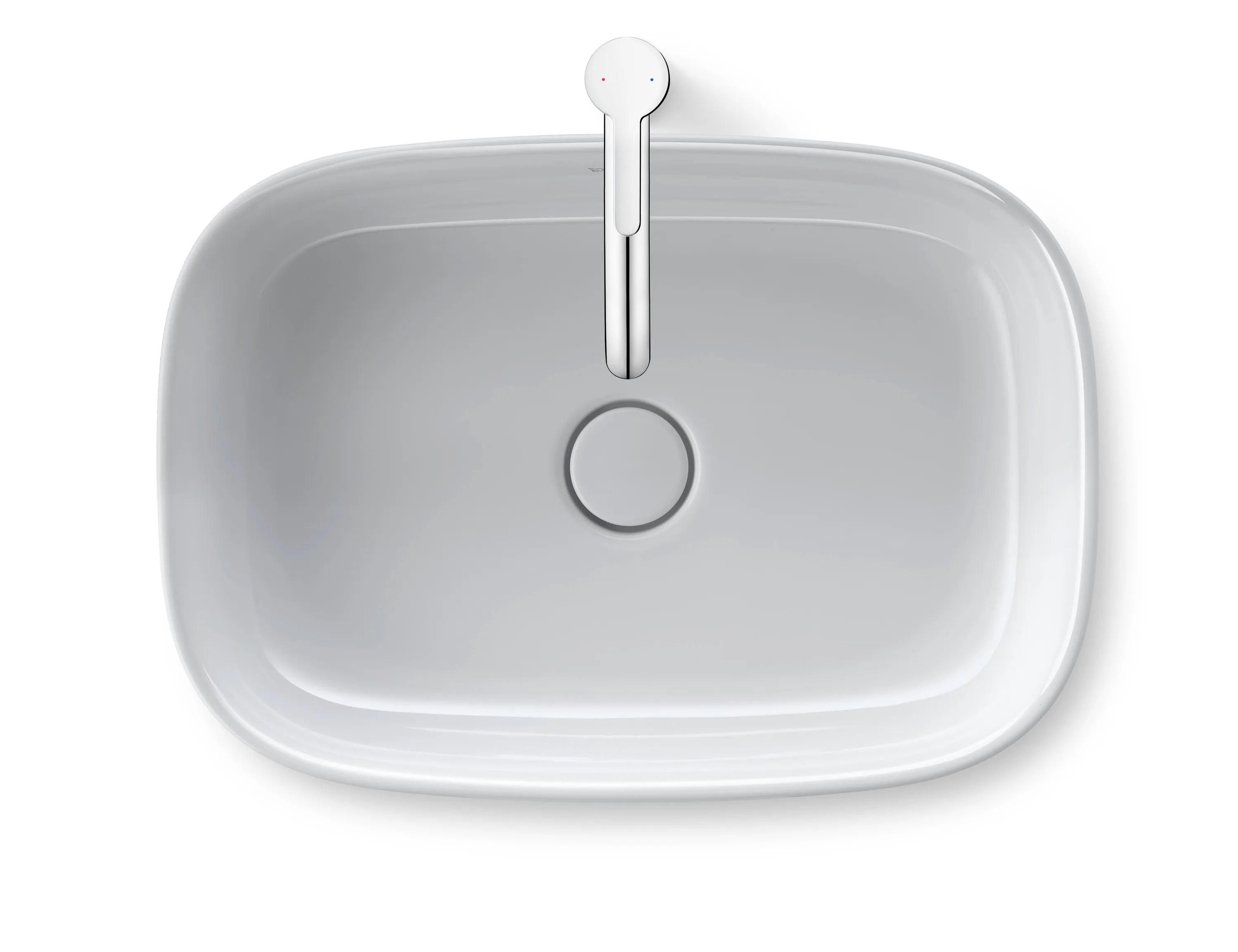 Aufsatzwaschtisch geschliffen „Zencha“ 55 × 39 × 13,5 cm, ohne Hahnlochbohrung in Weiß Hochglanz Aufsatzwaschtisch geschliffen „Zencha“ 55 × 39 × 13,5 cm, ohne Hahnlochbohrung in Weiß Hochglanz