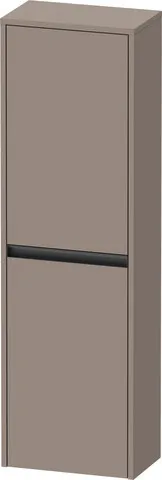 Duravit Halbhochschrank „Ketho.2“ 40 × 132 × 24 cm Basalt Matt
