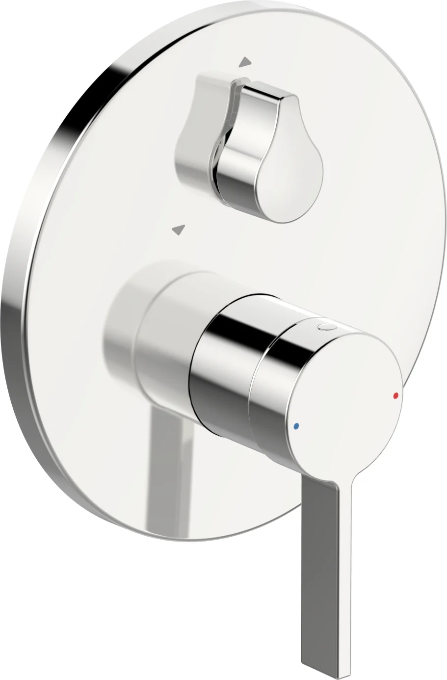 HansaLOFT Einhebelmischer Fertigmontageset für Wanne/Brause Chrom