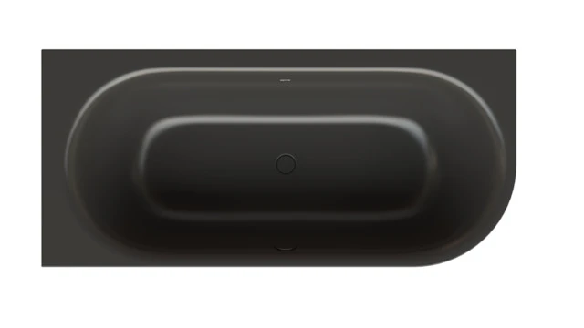 Bette oval Badewanne „BetteLux Oval IV Silhouette“ 185 × 85 cm in Anthracite