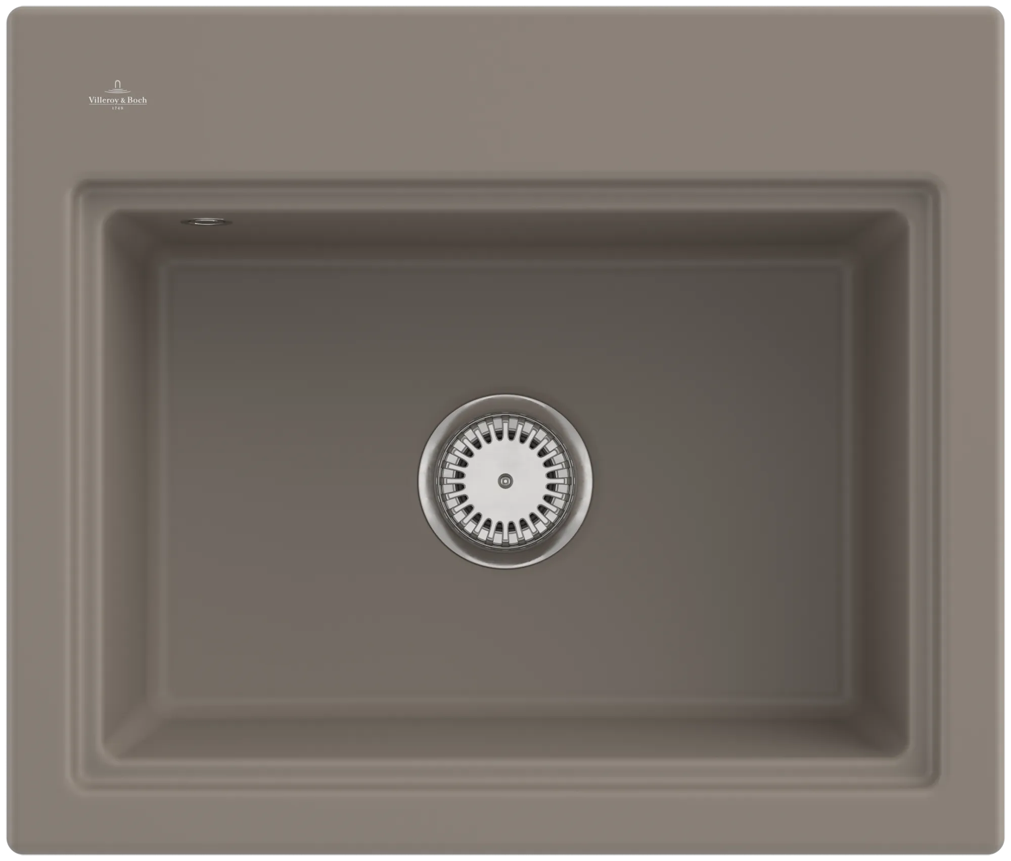 Villeroy & Boch Einbau-Küchenspülbecken „Subway Style“ 60 S 600 × 510 × 220 mm, für Becken rechts in Timber Villeroy & Boch Einbau-Küchenspülbecken „Subway Style“ 60 S 600 × 510 × 220 mm, für Becken rechts in Timber