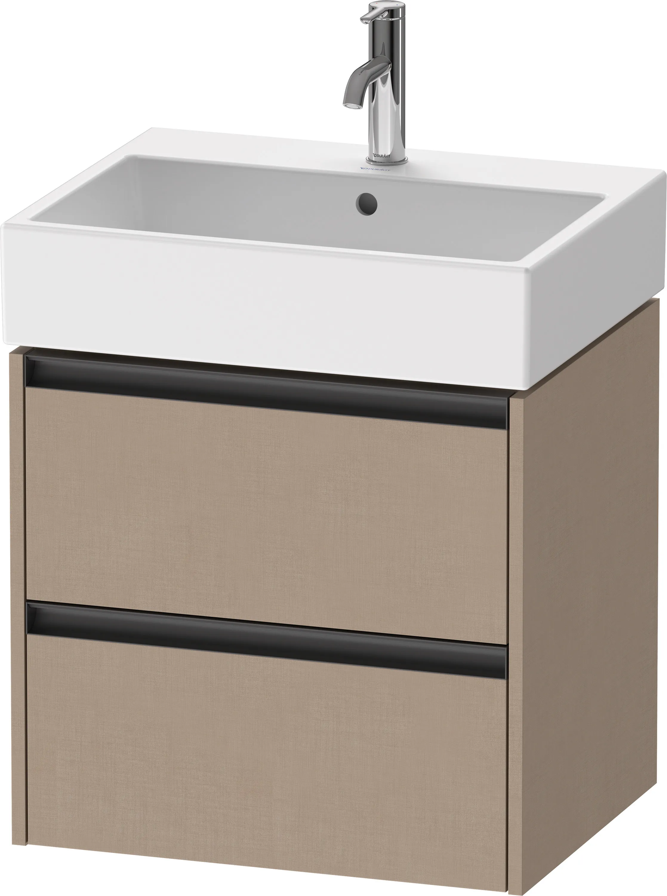Duravit Waschtischunterschrank wandhängend „Ketho.2“ 58,4 × 54,9 × 46 cm in Leinen Duravit Waschtischunterschrank wandhängend „Ketho.2“ 58,4 × 54,9 × 46 cm in Leinen