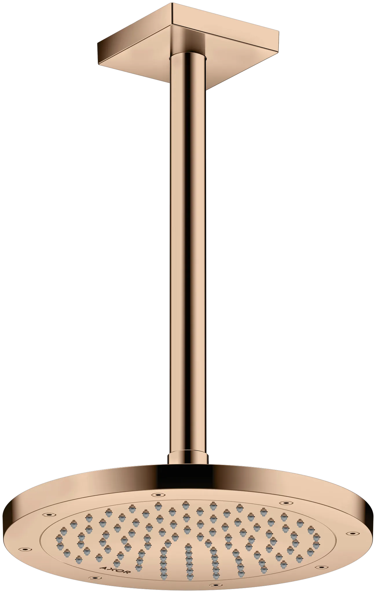 Hansgrohe AXOR ShowerSolutions Deckenanschluss 300 mm eckig, Polished Red Gold Hansgrohe AXOR ShowerSolutions Deckenanschluss 300 mm eckig, Polished Red Gold