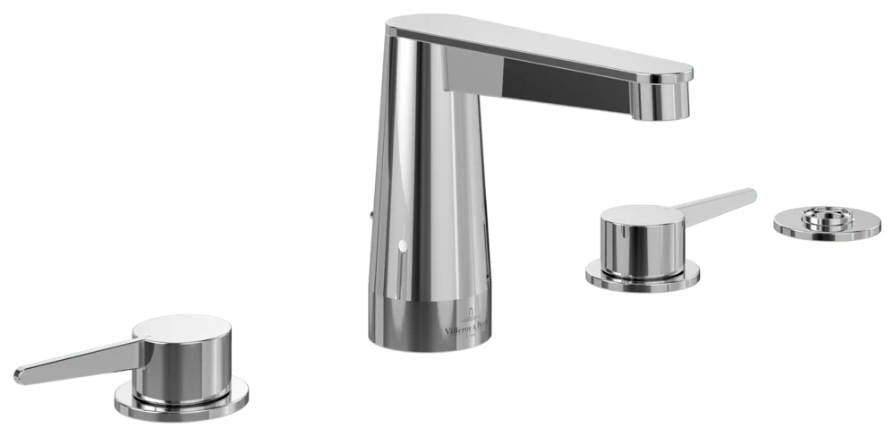 Villeroy & Boch Conum Vierloch-Badewannenrandarmatur TVT127002000, Chrom