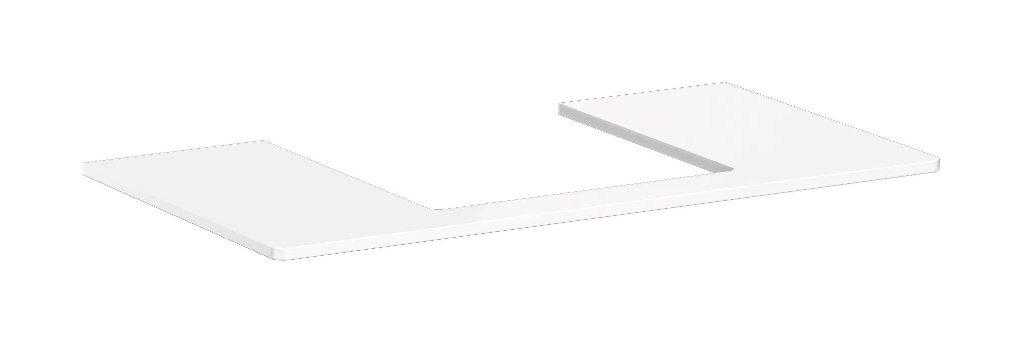 Hansgrohe Xelu Q Konsole 980⁄550, Weiß Hochglanz