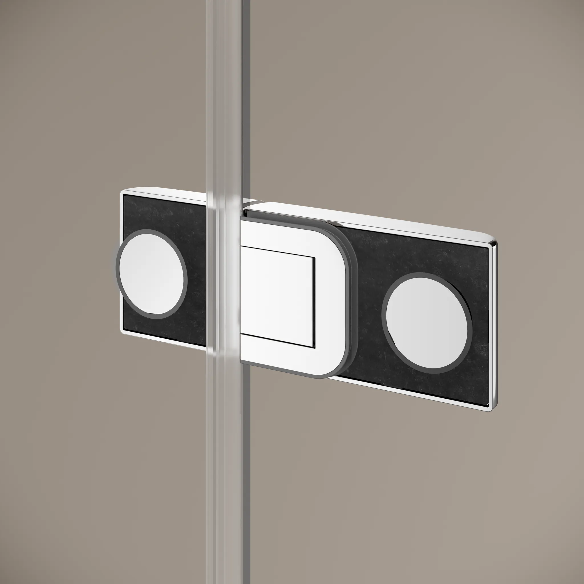 Kermi Duschdesign MENA Pendeltür 1-flügelig mit Festfeldern, Silber Hochglanz, 2000x1100 mm Kermi Duschdesign MENA Pendeltür 1-flügelig mit Festfeldern, Silber Hochglanz, 2000x1100 mm