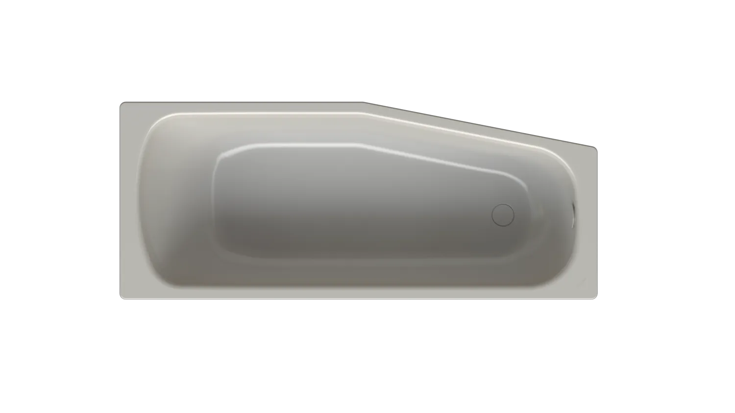 Bette Bambino Dust - Raumspar-Badewanne, 1-Sitzer, glasierter Titan-Stahl, 1570 x 650 mm, Randhöhe 30 mm Bette Bambino Dust - Raumspar-Badewanne, 1-Sitzer, glasierter Titan-Stahl, 1570 x 650 mm, Randhöhe 30 mm