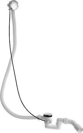 Duravit Ablaufgarnitur mit verlängertem Bowdenzug Modell 790227 „D-Code“ 40 cm