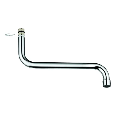 S-Auslauf 13369, Bogenauslauf, für Eurosmart Einhand-Spültischbatterie Wandmontage, Länge: 240 mm, chrom S-Auslauf 13369, Bogenauslauf, für Eurosmart Einhand-Spültischbatterie Wandmontage, Länge: 240 mm, chrom