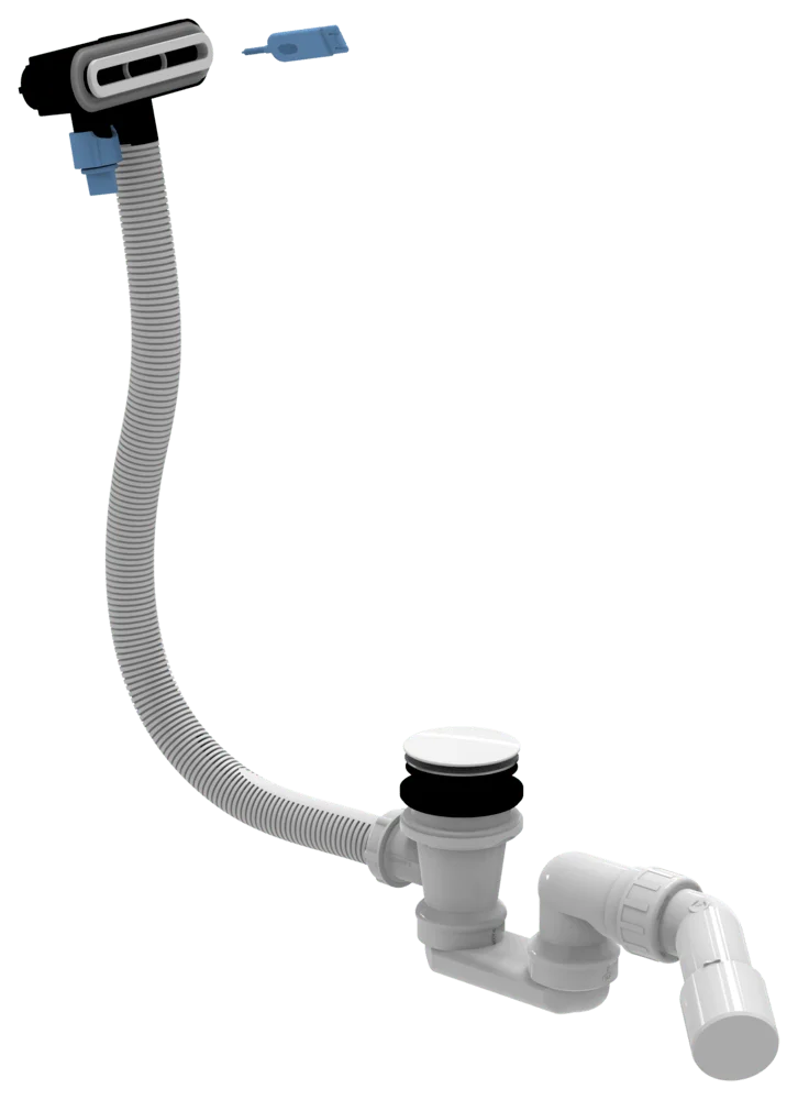 Villeroy & Boch Ab- und Überlaufgarnitur Zubehör Weiße Alpin 100x200x300 mm