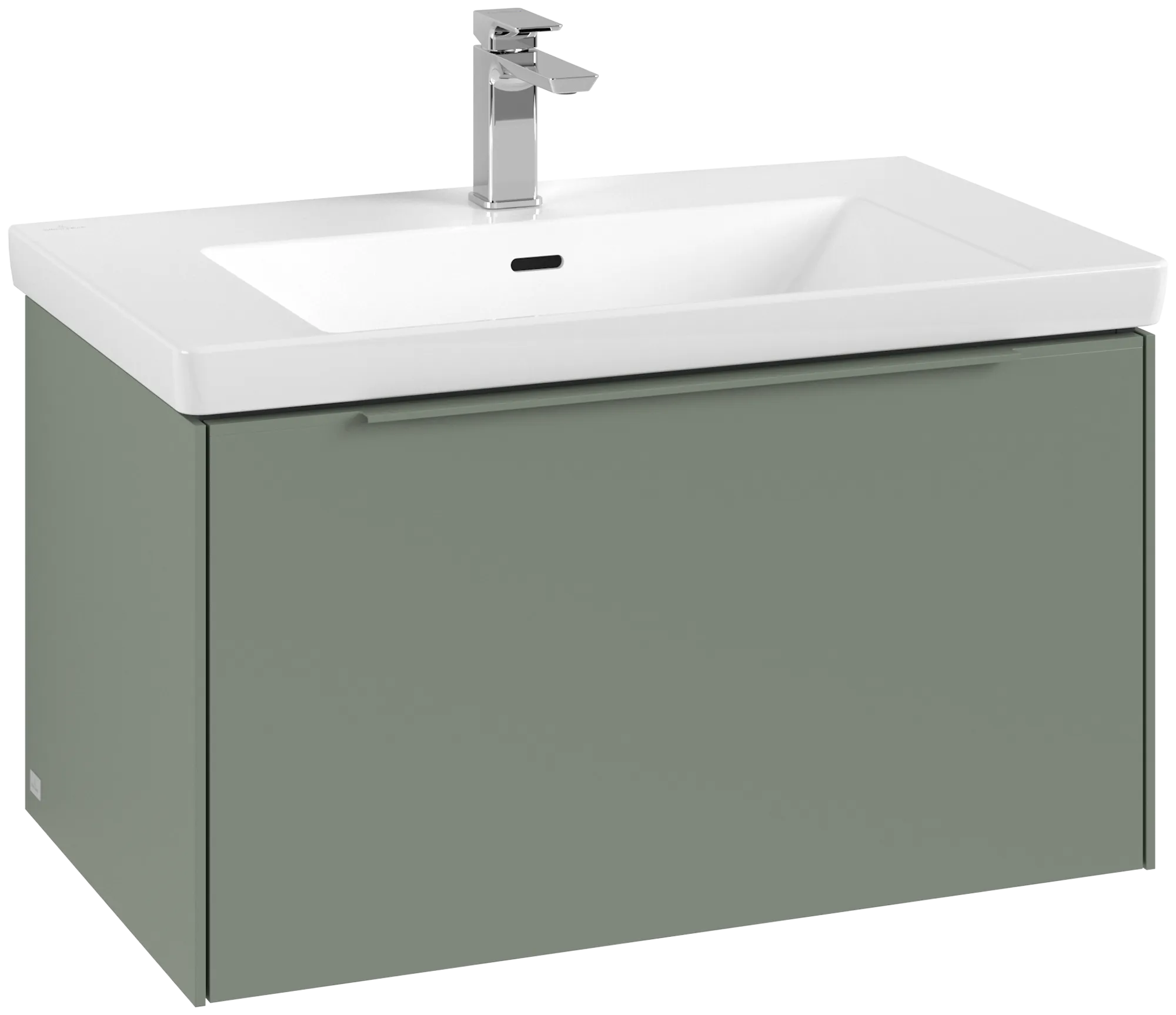 Villeroy & Boch Waschtischunterschrank „Subway 3.0“ für Schrankwaschtisch 772 × 429 × 478 mm Soft Green, für Becken mittig Villeroy & Boch Waschtischunterschrank „Subway 3.0“ für Schrankwaschtisch 772 × 429 × 478 mm Soft Green, für Becken mittig