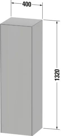 Duravit Halbhochschrank „White Tulip“ 40 × 132 × 36 cm