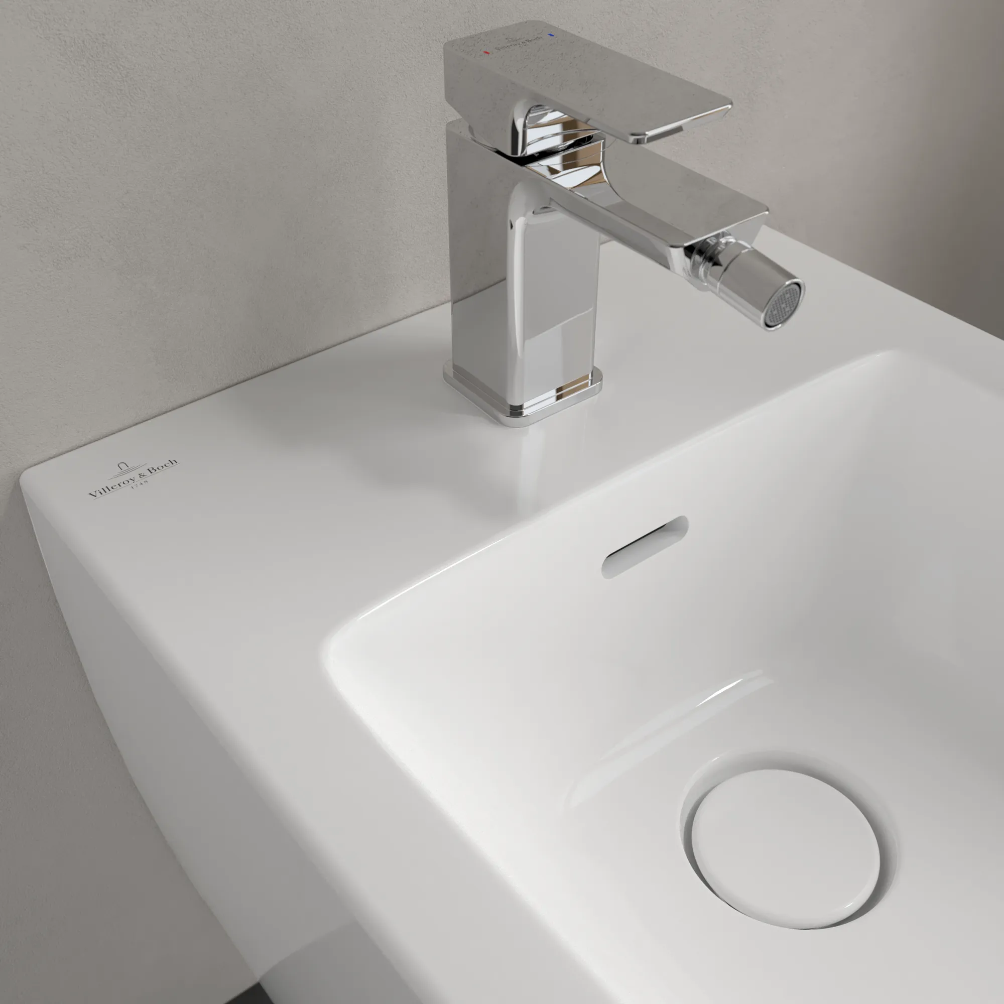 Stand-Bidet „Subway 3.0“ bodenstehend 37 × 40 × 59,5 × 59,5 cm