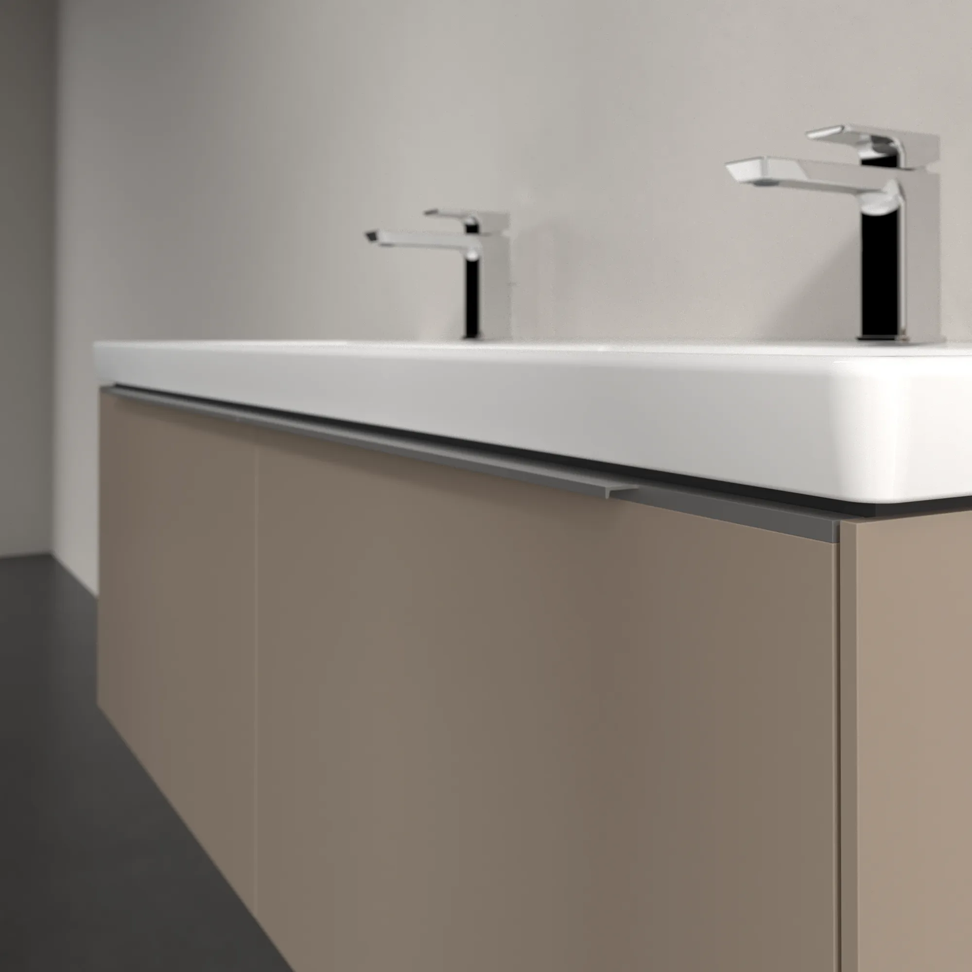 Villeroy & Boch Subway 3.0 Waschbeckenunterschrank C56700, 1272 x 429 x 478 mm, Taupe