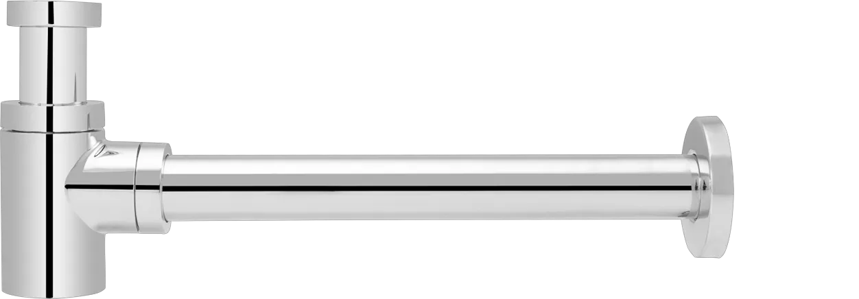 Frank Design-Geruchverschluss Messing vc 1 1/4″ x32mm,Wandrohr 300 mm,verschraubt