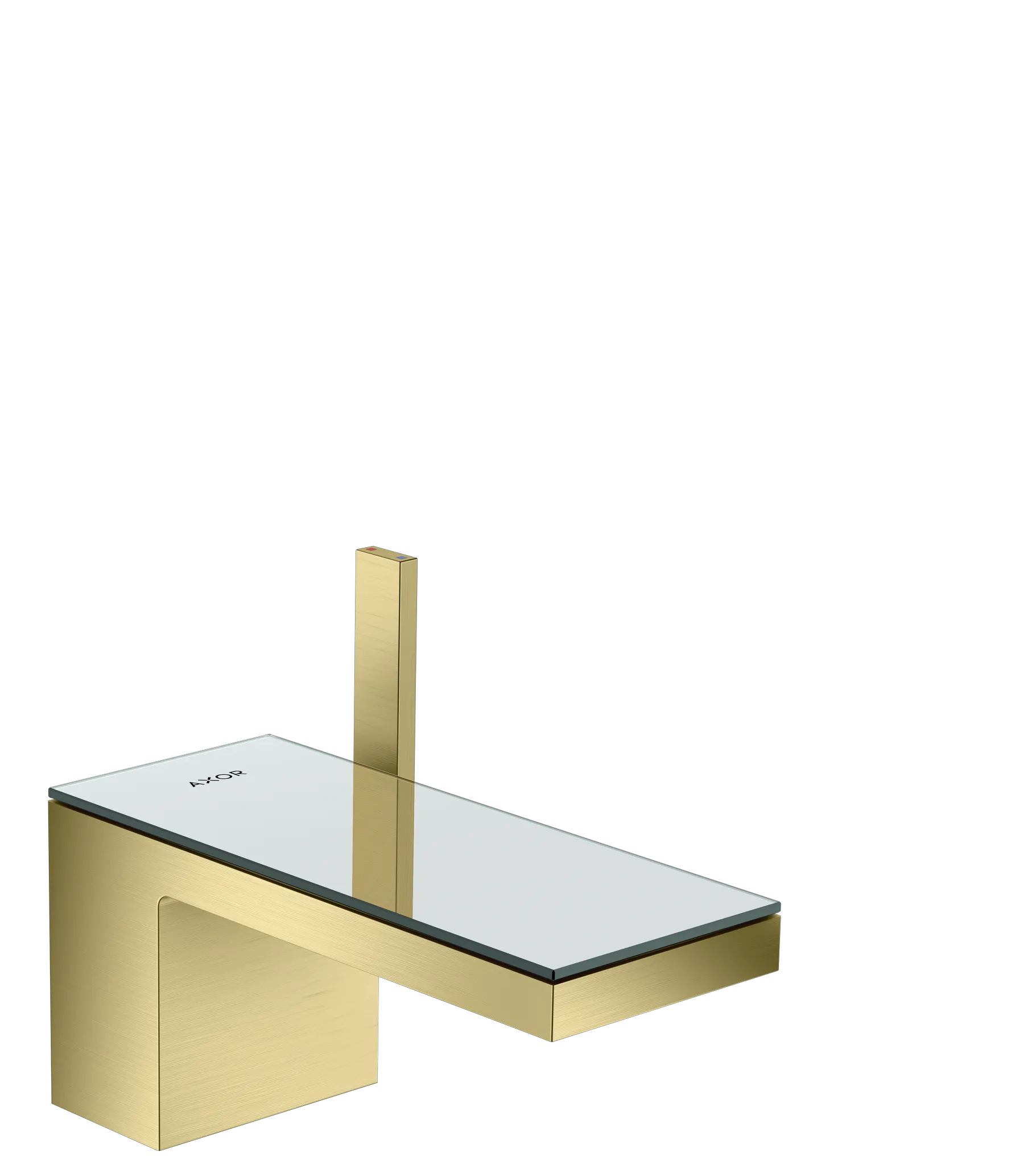 Hansgrohe AXOR MyEdition Mischer mit Platte 200 Glas, Spiegel Hansgrohe AXOR MyEdition Mischer mit Platte 200 Glas, Spiegel