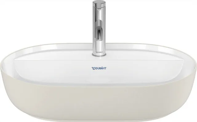 Aufsatzwaschtisch „Luv“, ohne Überlauf, Hahnlochposition mittig Aufsatzwaschtisch „Luv“, ohne Überlauf, Hahnlochposition mittig