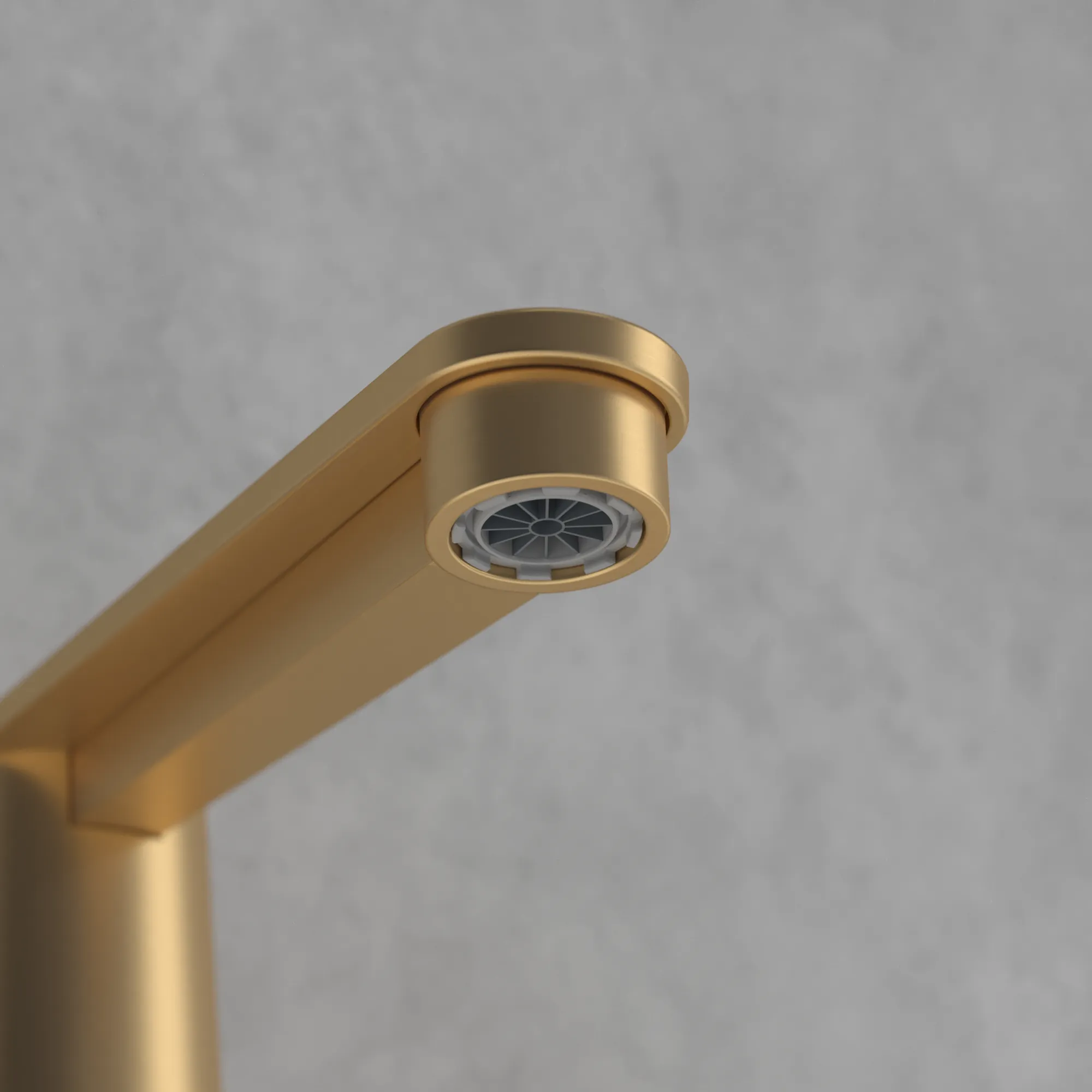 Villeroy & Boch Conum Dreiloch-Waschtischarmatur, Brushed Gold, 440x165x144mm, Keramikkartusche, Laminarstrahl, SmartPressure Villeroy & Boch Conum Dreiloch-Waschtischarmatur, Brushed Gold, 440x165x144mm, Keramikkartusche, Laminarstrahl, SmartPressure