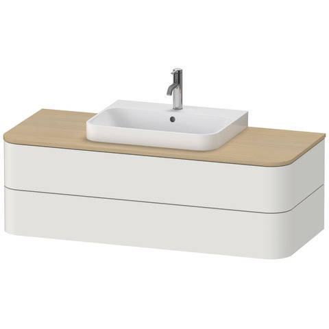 Duravit Waschtischunterschrank wandhängend „Happy D.2 Plus“ 130 × 40,8 × 55 cm