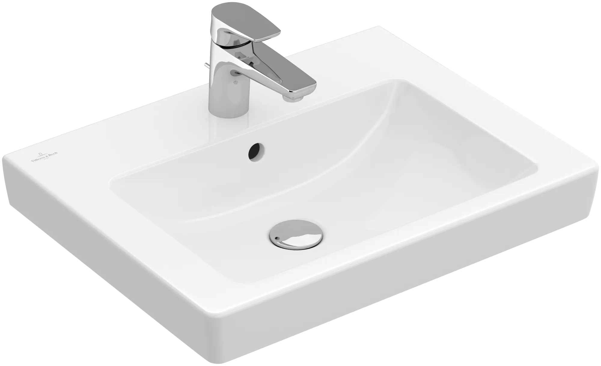 Villeroy & Boch Wandwaschtisch für Montage mit Möbel „Subway 2.0“ 550 × 440 × 145 mm, mit Hahnlochbohrung, Hahnlochposition mittig, mit Hahnlochbank in Weiß Alpin Größe: 55 × 44 cm / Oberflächenveredelung: ohne Oberflächenveredelung Villeroy & Boch Wandwaschtisch für Montage mit Möbel „Subway 2.0“ 550 × 440 × 145 mm, mit Hahnlochbohrung, Hahnlochposition mittig, mit Hahnlochbank in Weiß Alpin Größe: 55 × 44 cm / Oberflächenveredelung: ohne Oberflächenveredelung
