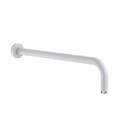 Kludi A-QA Wand-Brausearm mattweiß 400 mm - DN 15, G1/2 Anschluss, Schubrosette D 55 mm Kludi A-QA Wand-Brausearm mattweiß 400 mm - DN 15, G1/2 Anschluss, Schubrosette D 55 mm