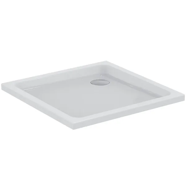 Ideal Standard Quadrat-Brausewanne Hotline Neu, Weiß, 900x900x80mm