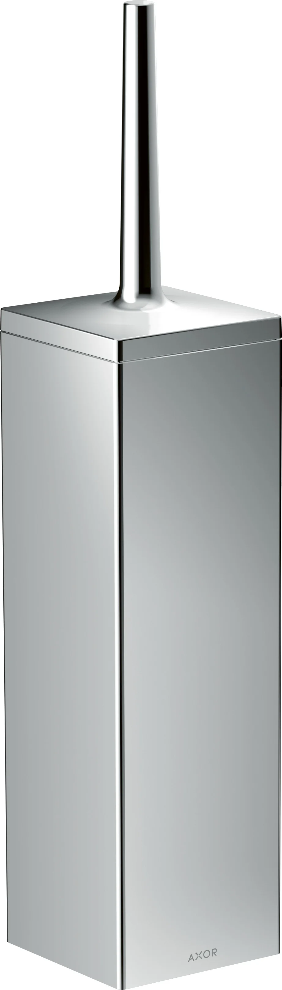 Hansgrohe AXOR Universal Rectangular Toilettenbürstenhalter Wandmontage Chrom, mit Deckel und herausnehmbarem Einsatz Hansgrohe AXOR Universal Rectangular Toilettenbürstenhalter Wandmontage Chrom, mit Deckel und herausnehmbarem Einsatz