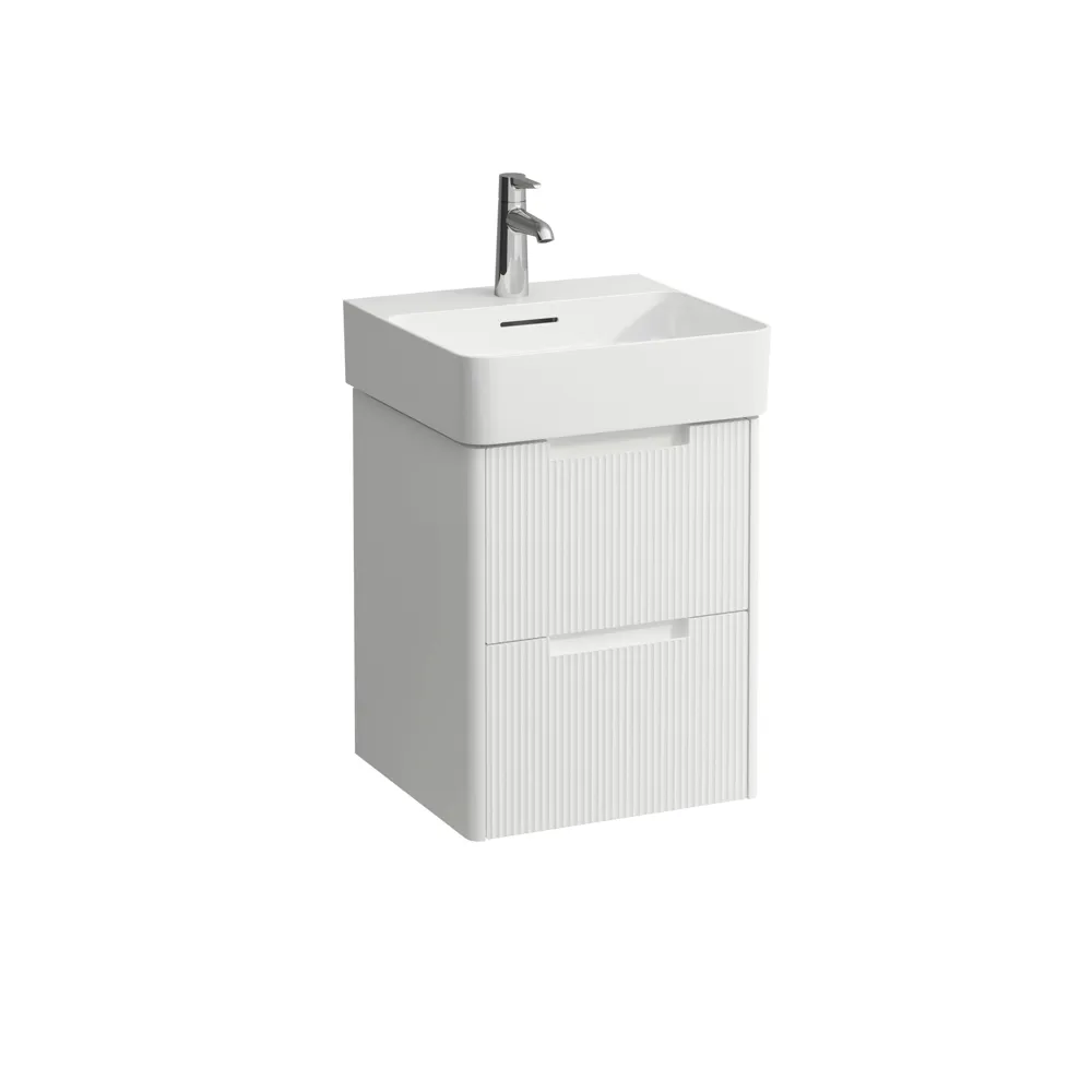 Waschtischunterbau JUNA für VAL 400x422x515 2 Schubladen mit Griffmulde für Waschtisch H815281 weiß matt Waschtischunterbau JUNA für VAL 400x422x515 2 Schubladen mit Griffmulde für Waschtisch H815281 weiß matt