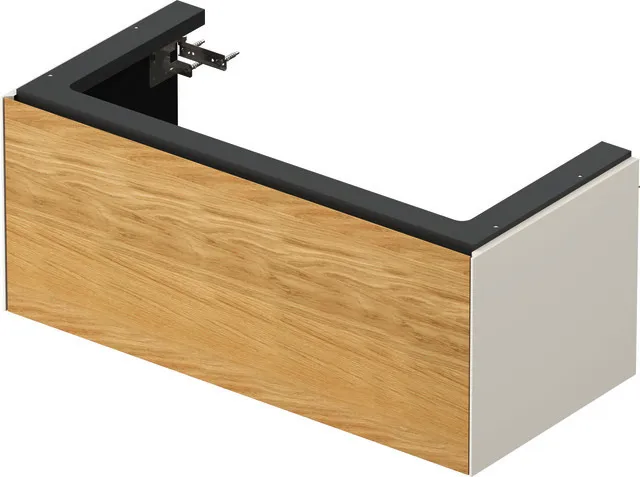Duravit Waschtischunterschrank „White Tulip“, mit Beleuchtung