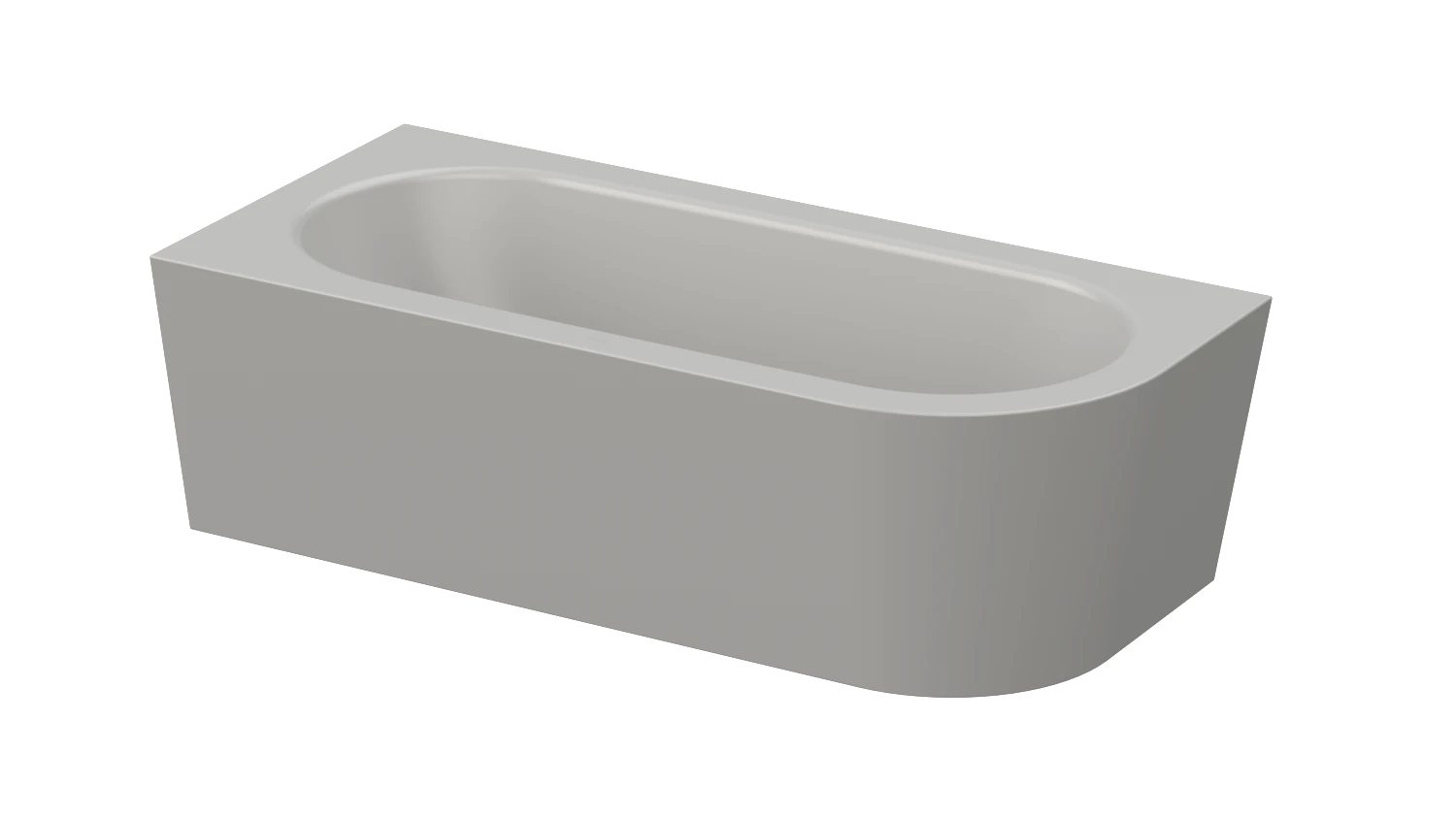 Bette rechteck Badewanne „BetteStarlet IV Silhouette“ 185 × 85 cm in Dust