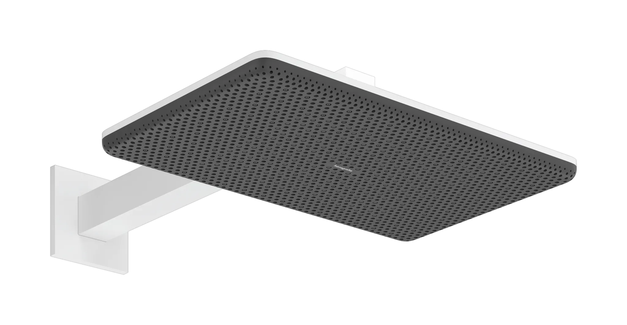 Hansgrohe Raindance Alive Q Kopfbrause 210⁄340 2jet mit Brausearm, Mattweiß Hansgrohe Raindance Alive Q Kopfbrause 210⁄340 2jet mit Brausearm, Mattweiß