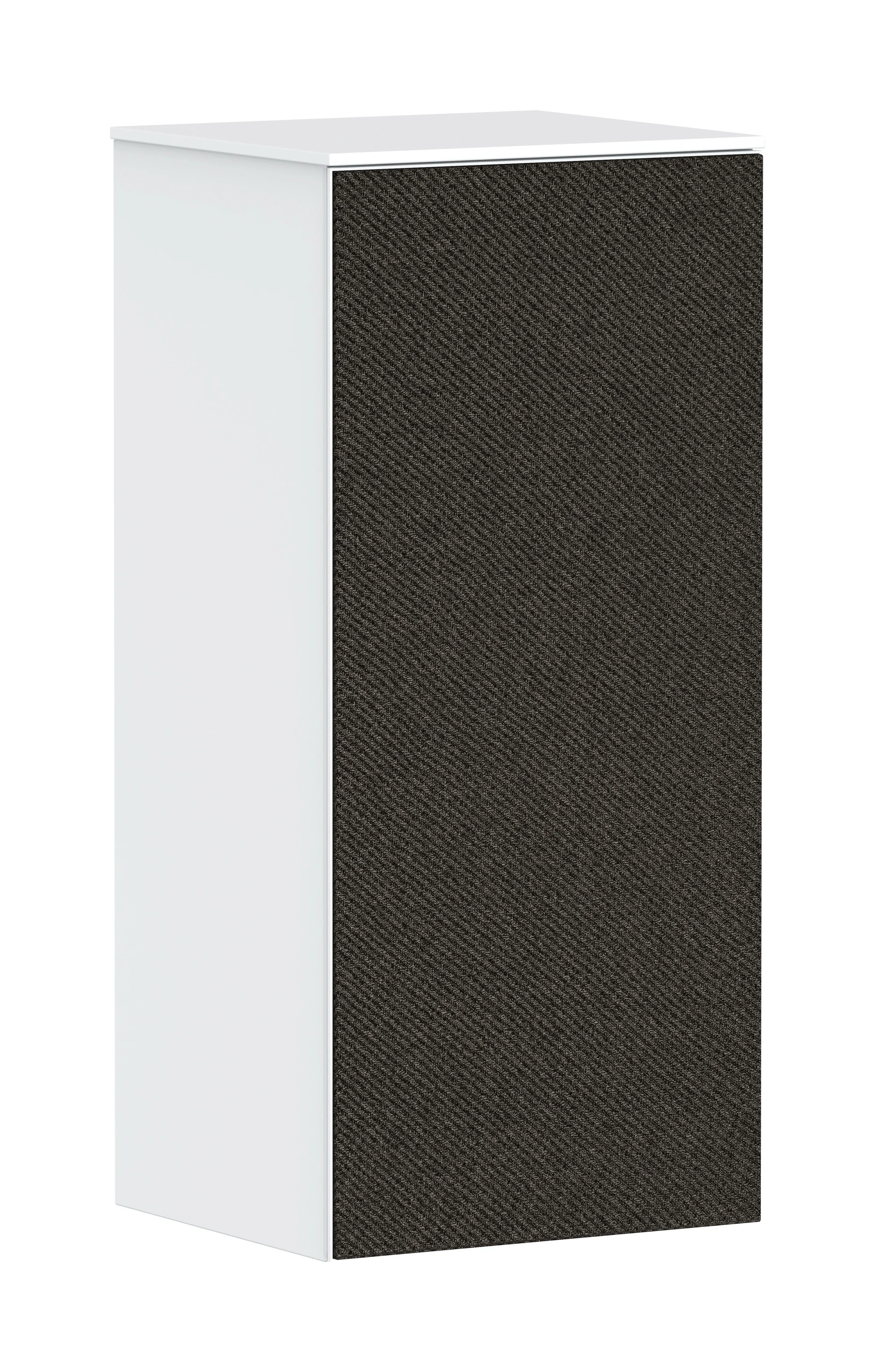 Hansgrohe Xevolos E Halbhochschrank Mattweiß 400/360 mm, Türanschlag links, PushOpen-Funktion