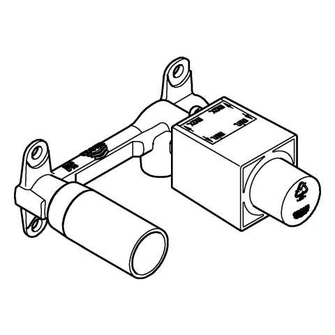 Grohe Einhand Unterputz-Universal-Einbaukörper 23200, DN 15, 2-Loch-Waschtischbatterien, Wandeinbau, Grohe SilkMove 35 mm Keramikkartusche Grohe Einhand Unterputz-Universal-Einbaukörper 23200, DN 15, 2-Loch-Waschtischbatterien, Wandeinbau, Grohe SilkMove 35 mm Keramikkartusche