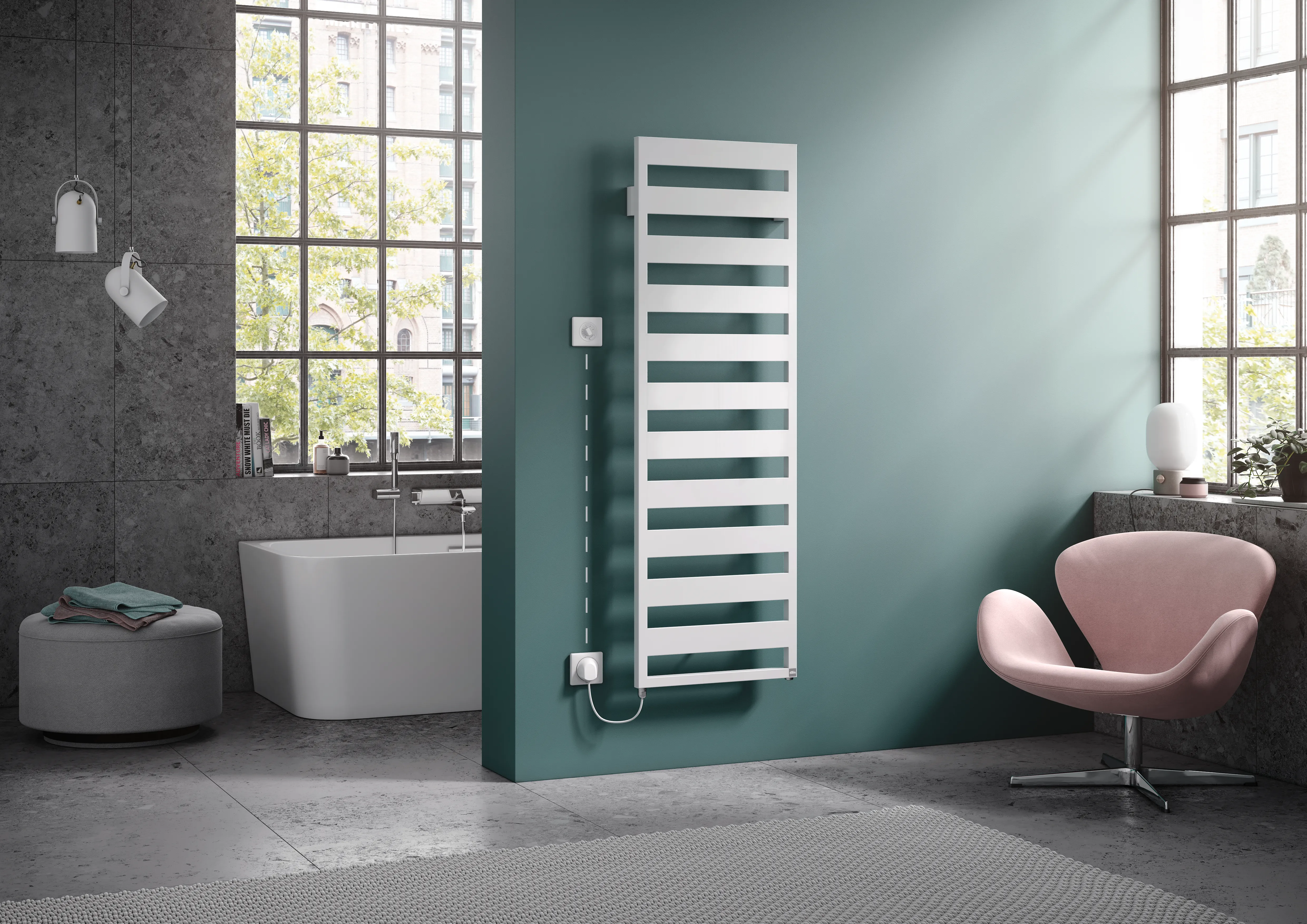 Kermi Design-Elektroheizkörper „Casteo®-E“ 50 × 153,3 cm in Anthracite Grey Kermi Design-Elektroheizkörper „Casteo®-E“ 50 × 153,3 cm in Anthracite Grey