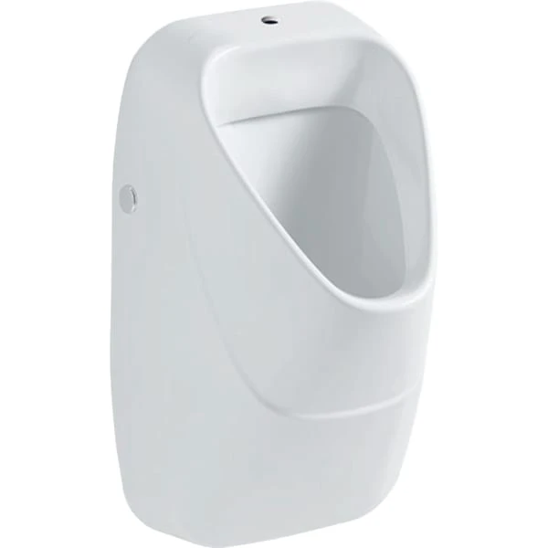 Urinal „Alivio“, Zulauf von oben, Befestigung verdeckt, ohne Zielobjekt 34 × 57 × 34 cm Urinal „Alivio“, Zulauf von oben, Befestigung verdeckt, ohne Zielobjekt 34 × 57 × 34 cm