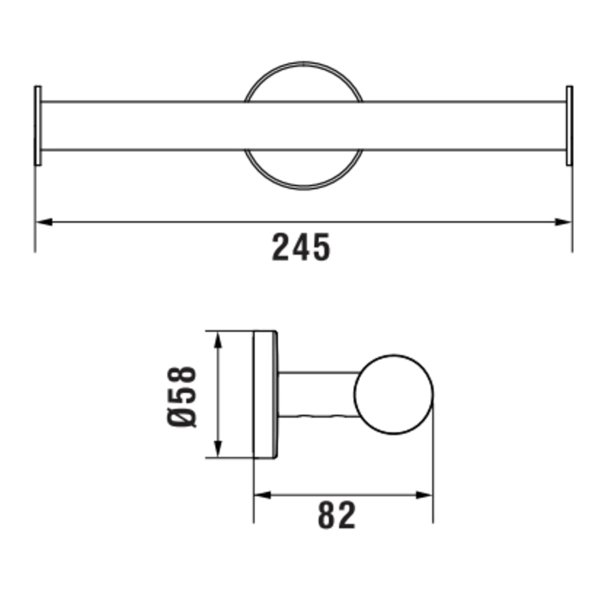 Niara Doppel-WC-Papierhalter 38406.2 ohne Abdeckung, blassgold matt