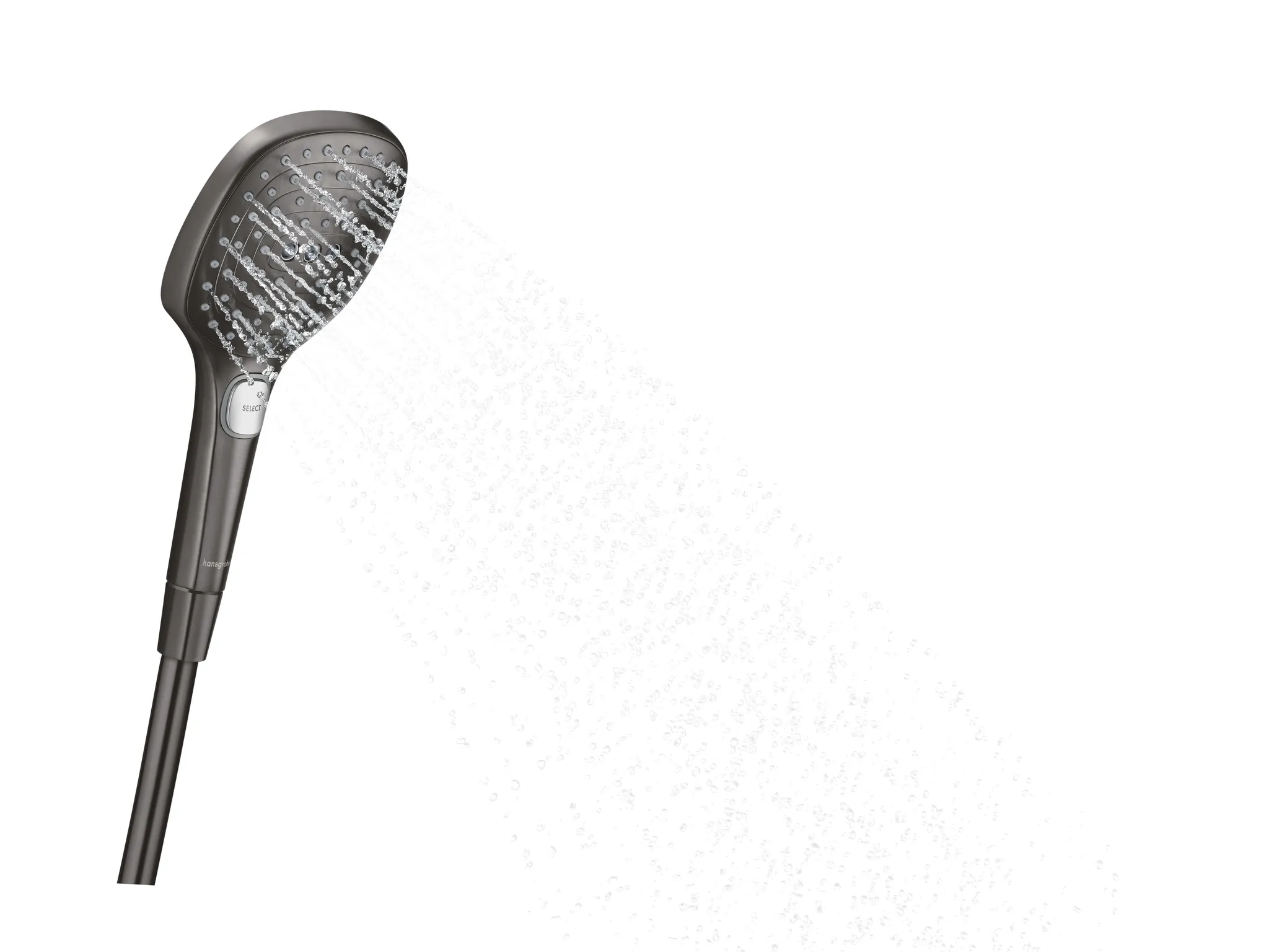 Hansgrohe Raindance Select E Handbrause 120 3jet, Brushed Black Chrome Hansgrohe Raindance Select E Handbrause 120 3jet, Brushed Black Chrome