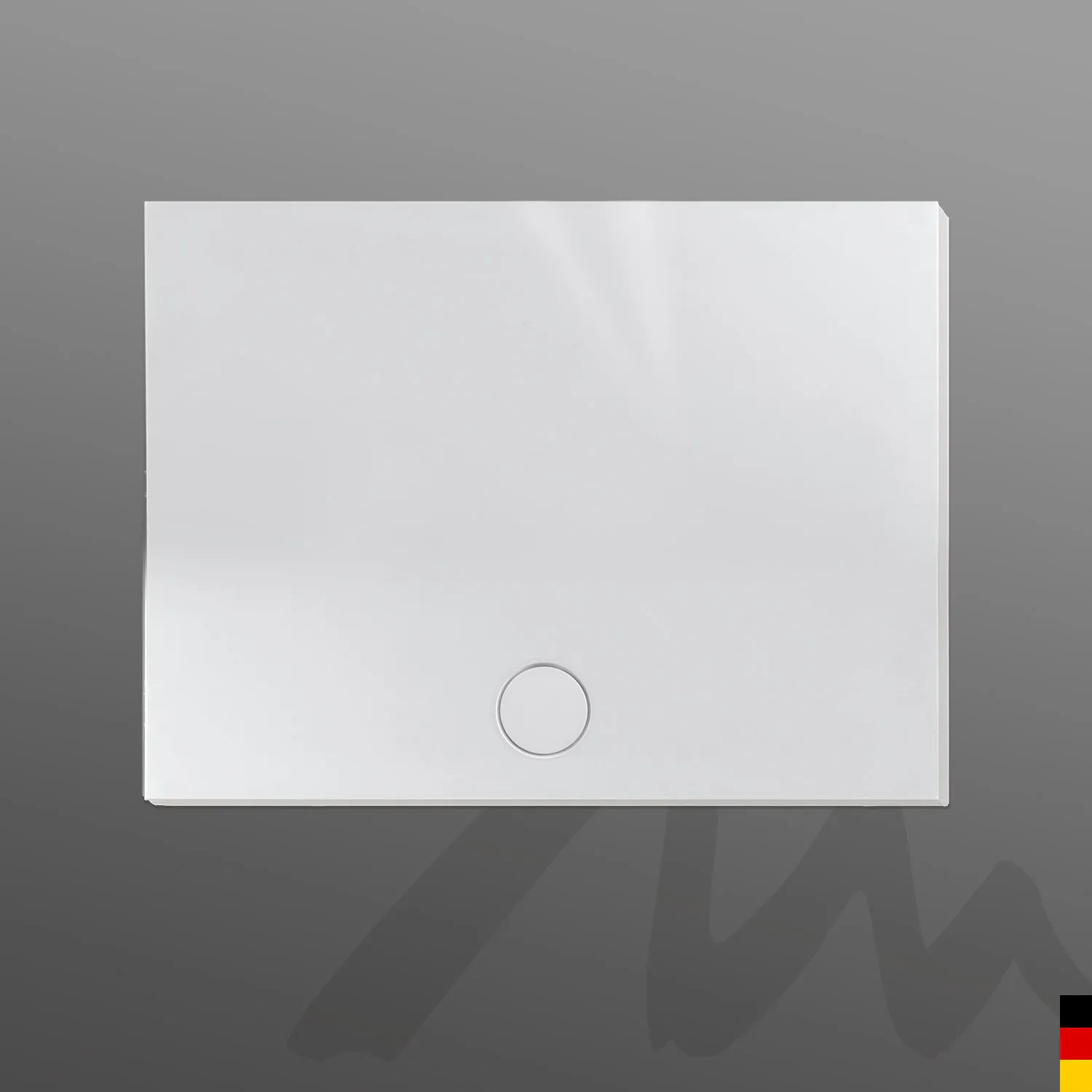 Mauersberger davisi Acryl-Duschflächen-Block 130⁄100 1300x1000x40, Farbe: weiß