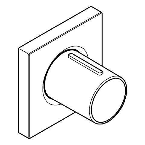 Grohe Grohtherm F 1-fach Unterputzventil, chrom Grohe Grohtherm F 1-fach Unterputzventil, chrom