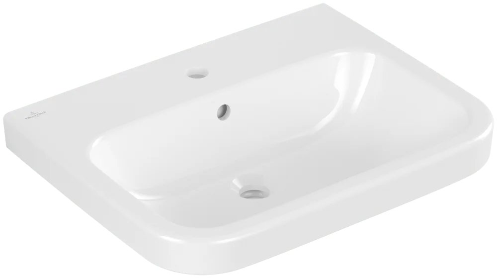 Villeroy & Boch Architectura Wandwaschbecken, 600x470x180mm, weiß Alpin, mit Überlauf, für 3-Loch-Armatur Villeroy & Boch Architectura Wandwaschbecken, 600x470x180mm, weiß Alpin, mit Überlauf, für 3-Loch-Armatur