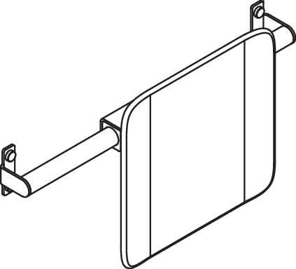 Rückenst., Sys 900 f. SK-Griff (B) T:150, schliff signalweiß Rückenst., Sys 900 f. SK-Griff (B) T:150, schliff signalweiß