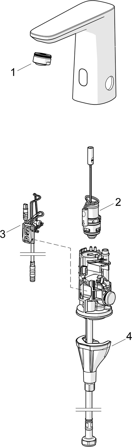 HansaELECTRA Waschtischbatterie 3V, Bluetooth HansaELECTRA 9201 Chrom HansaELECTRA Waschtischbatterie 3V, Bluetooth HansaELECTRA 9201 Chrom