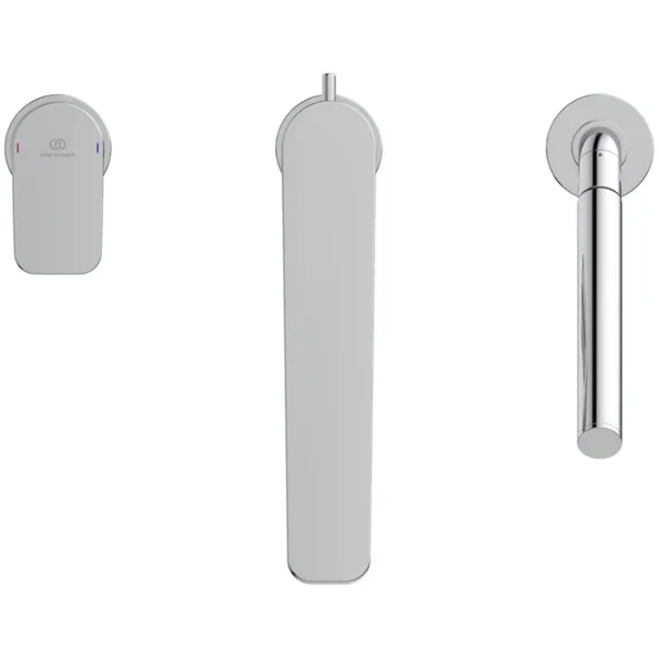 Ideal Standard Tonic II 3-Loch-Badearmatur mit Wanneneinlauf und Handbrause, Chrom Ideal Standard Tonic II 3-Loch-Badearmatur mit Wanneneinlauf und Handbrause, Chrom