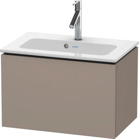 Duravit Waschtischunterschrank wandhängend „L-Cube“ 62 × 40 × 39,1 cm Basalt Matt