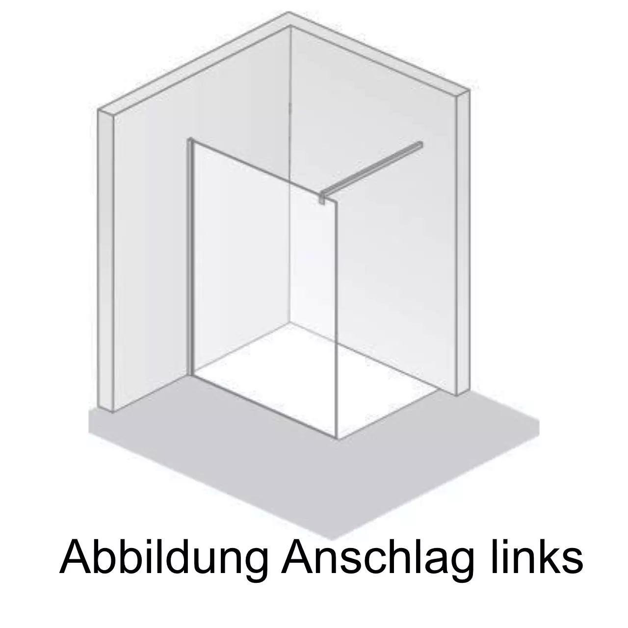 HSK Duschabtrennung Walk-In Frontelement-komplett inkl. Wandanschlussprofil „Walk In Pro“ Glas Nebel, Profile Gold gebürstet, H: 2000 mm HSK Duschabtrennung Walk-In Frontelement-komplett inkl. Wandanschlussprofil „Walk In Pro“ Glas Nebel, Profile Gold gebürstet, H: 2000 mm