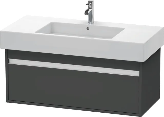 Duravit Waschtischunterschrank wandhängend „Ketho“ 100 × 41 × 45,5 cm Graphit Matt Duravit Waschtischunterschrank wandhängend „Ketho“ 100 × 41 × 45,5 cm Graphit Matt