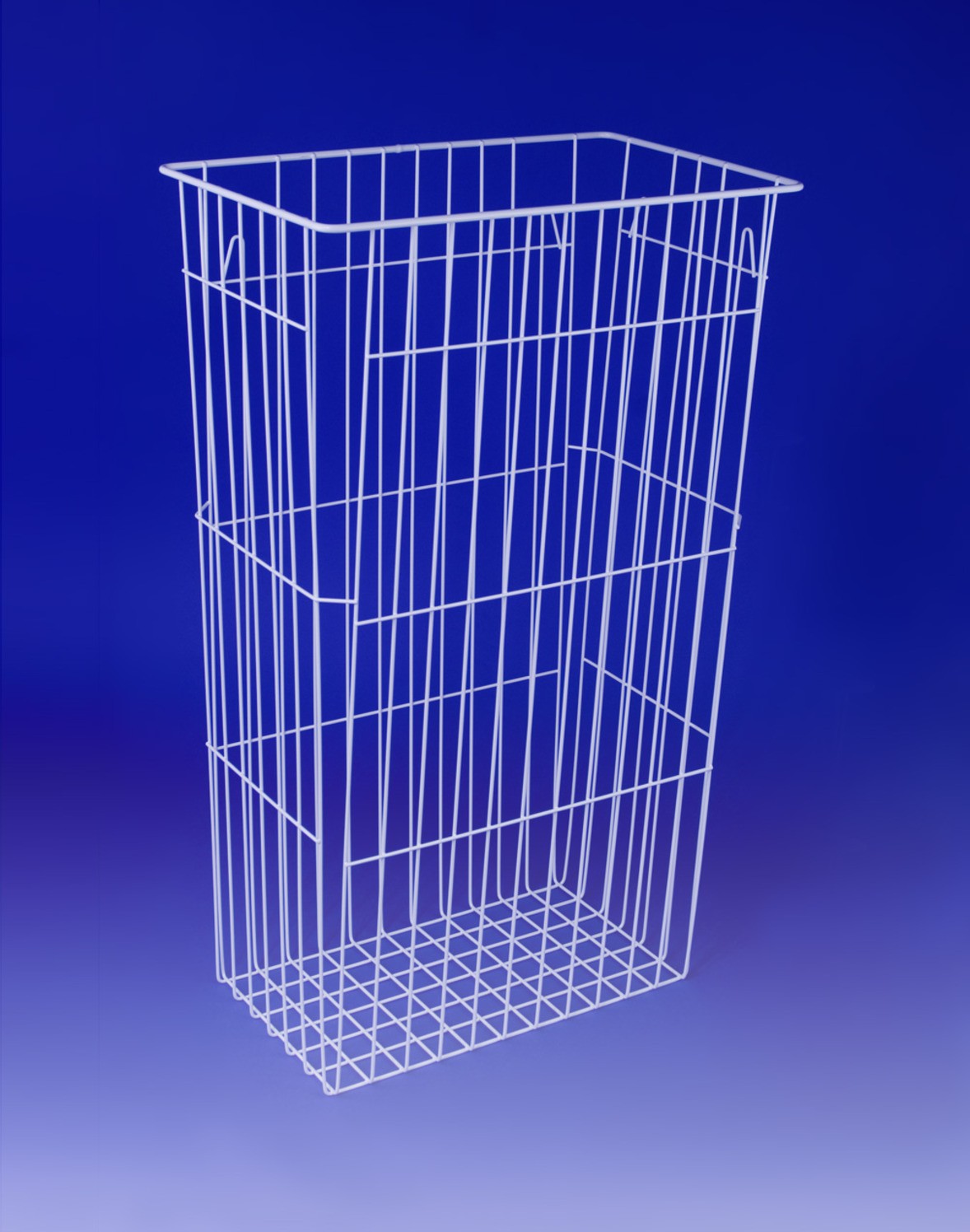 CWS Drahtgitterkorb 26,8 × 12,4 × 64,5 cm in weiß / / CWS Drahtgitterkorb 26,8 × 12,4 × 64,5 cm in weiß / /